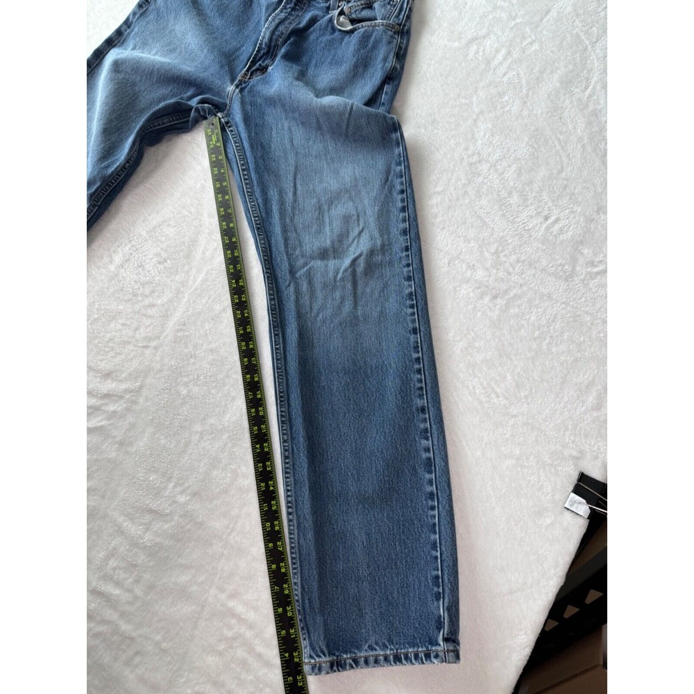 Harley-Davidson Straight Leg Med Wash Biker Jeans Size 36Wx34L ( Fits 33x 33). - Picture 9 of 16